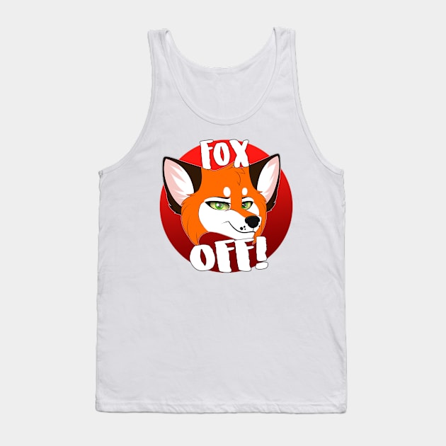 Fox Off! Tank Top by xBlueAshes